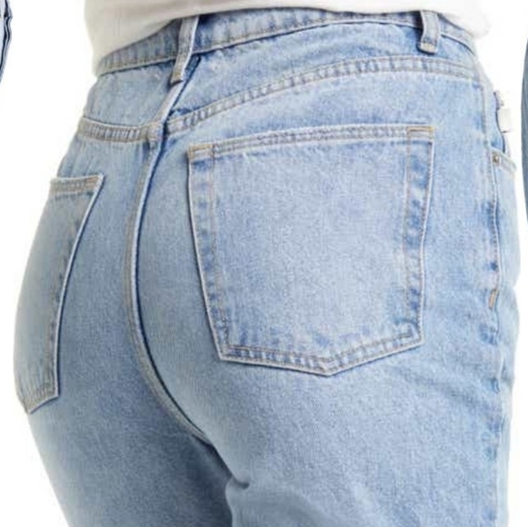 NWT Lovers + Friends Reece High Waist  Straight Leg Jeans Rigid Slim Women's 26 - Picture 2 of 10